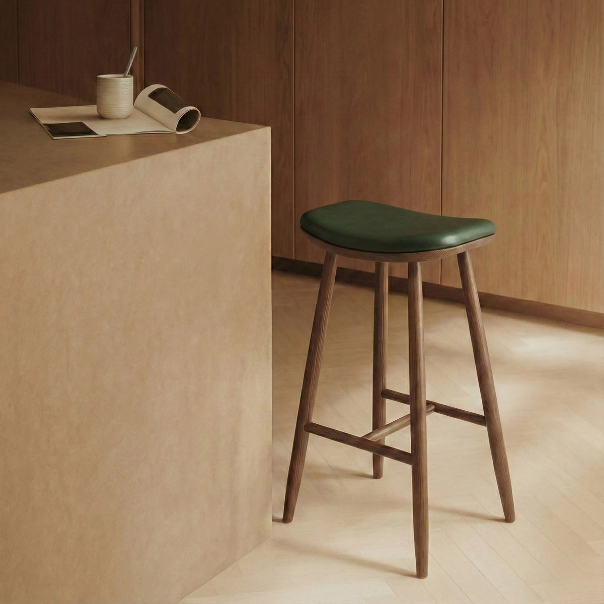 Nora Kitchen Stool – Green