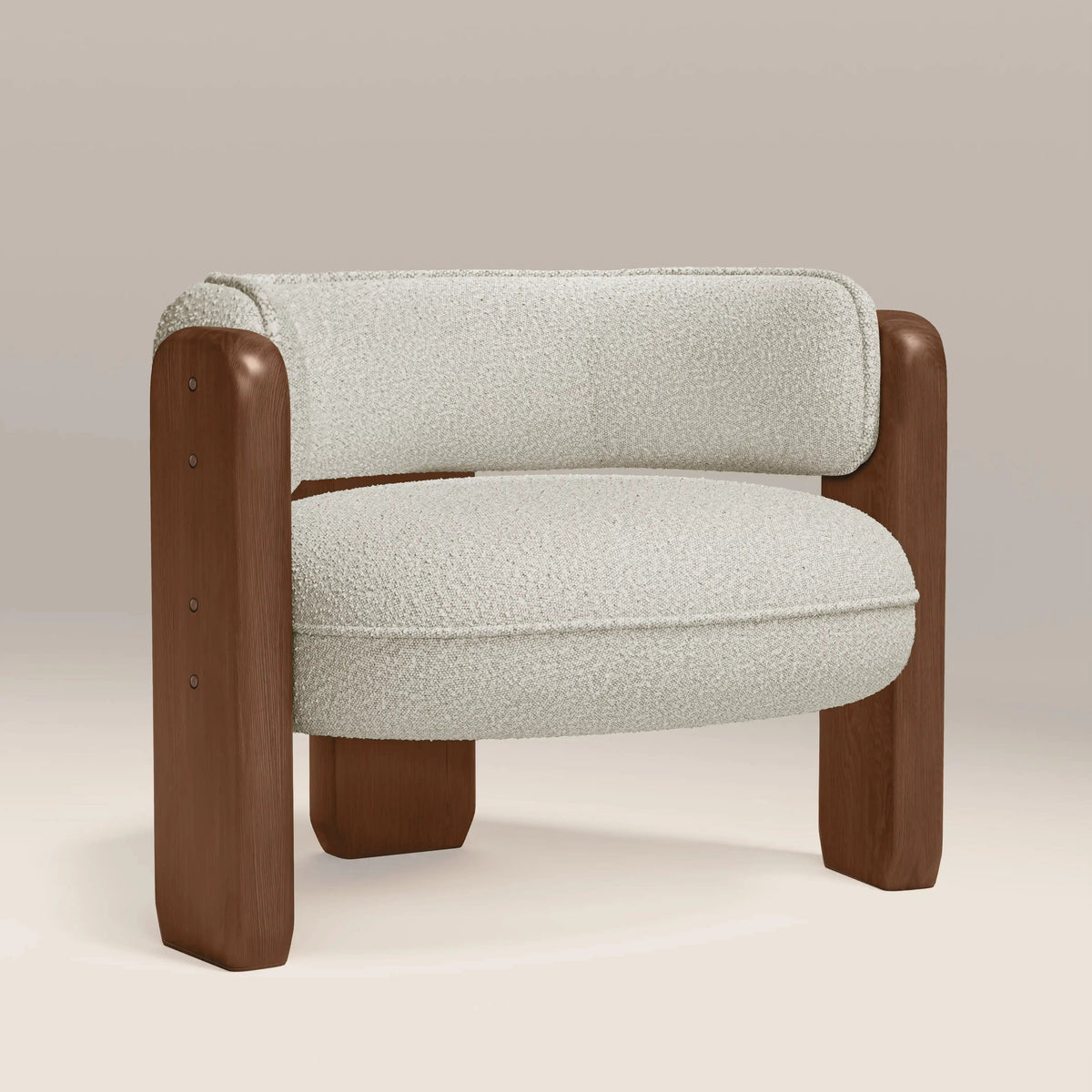 Reya Armchair – Cream Fabric