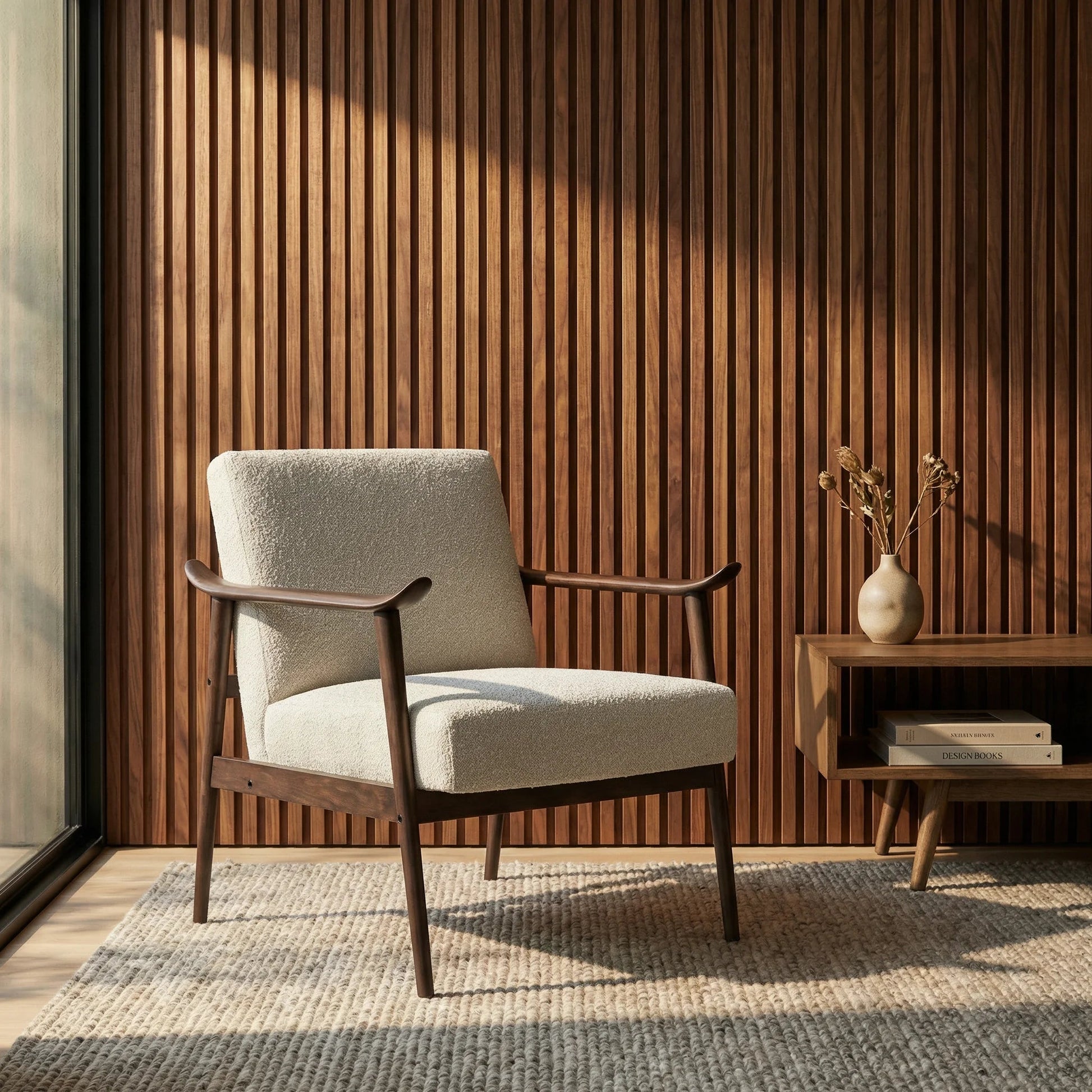 Sena Accent Chair – Cream