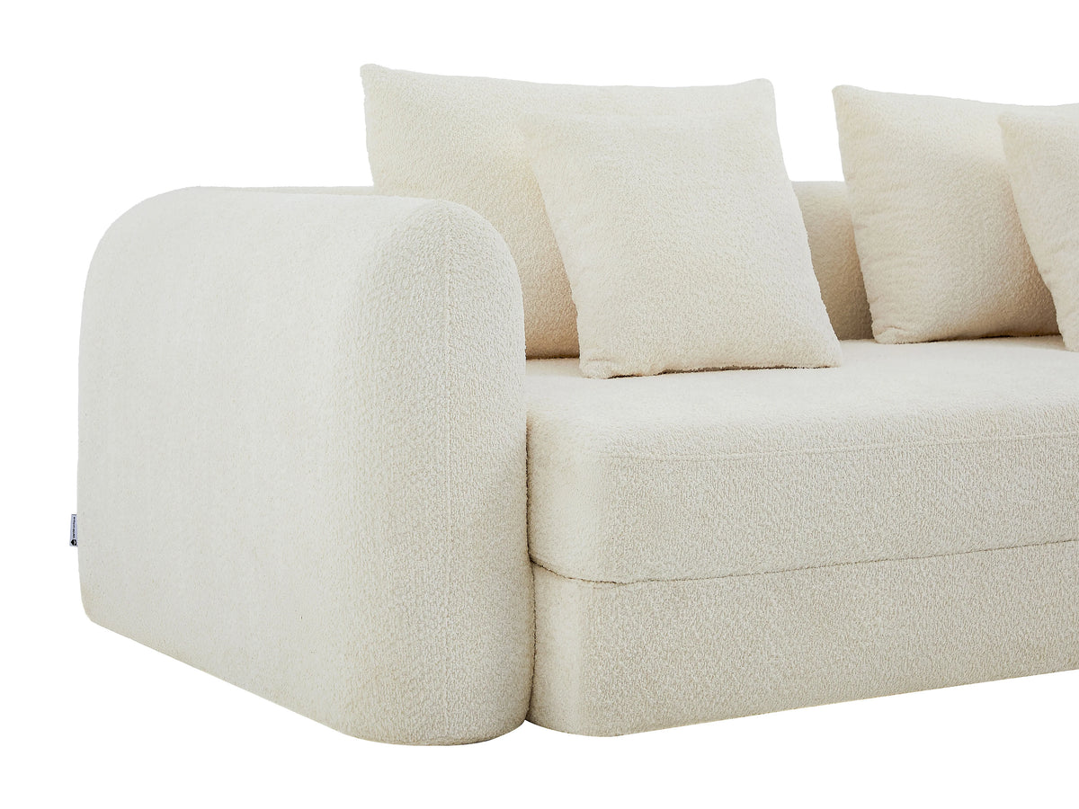 Sofia 3 Seater Sofa Bed – Beige