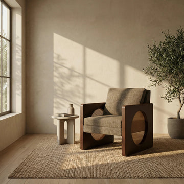 Yara Brown Accent Chair