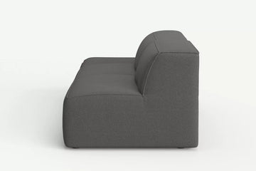 Harbor Dark Grey 4 Seater Fabric Sofa