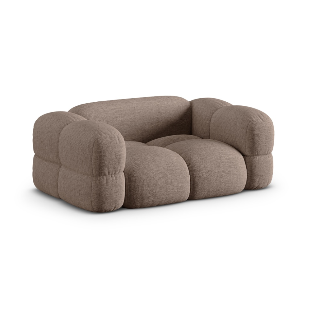 Loretto Blue 2 Seater Fabric Sofa