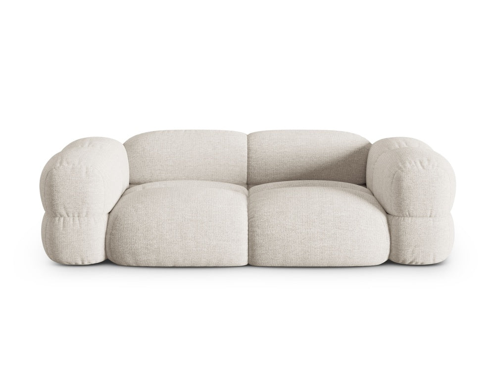Loretto Light Beige 3+2 Seater Fabric Sofa Set