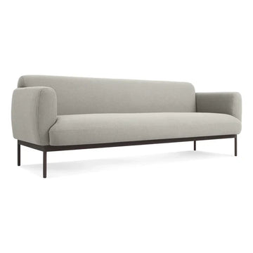 Velona Light Grey 2 Seater Fabric Sofa