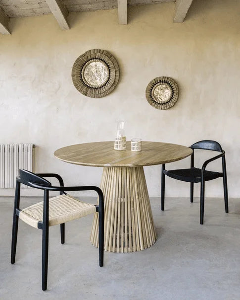 Aeris Solid Beech Wood Round Table (4 Sizes)
