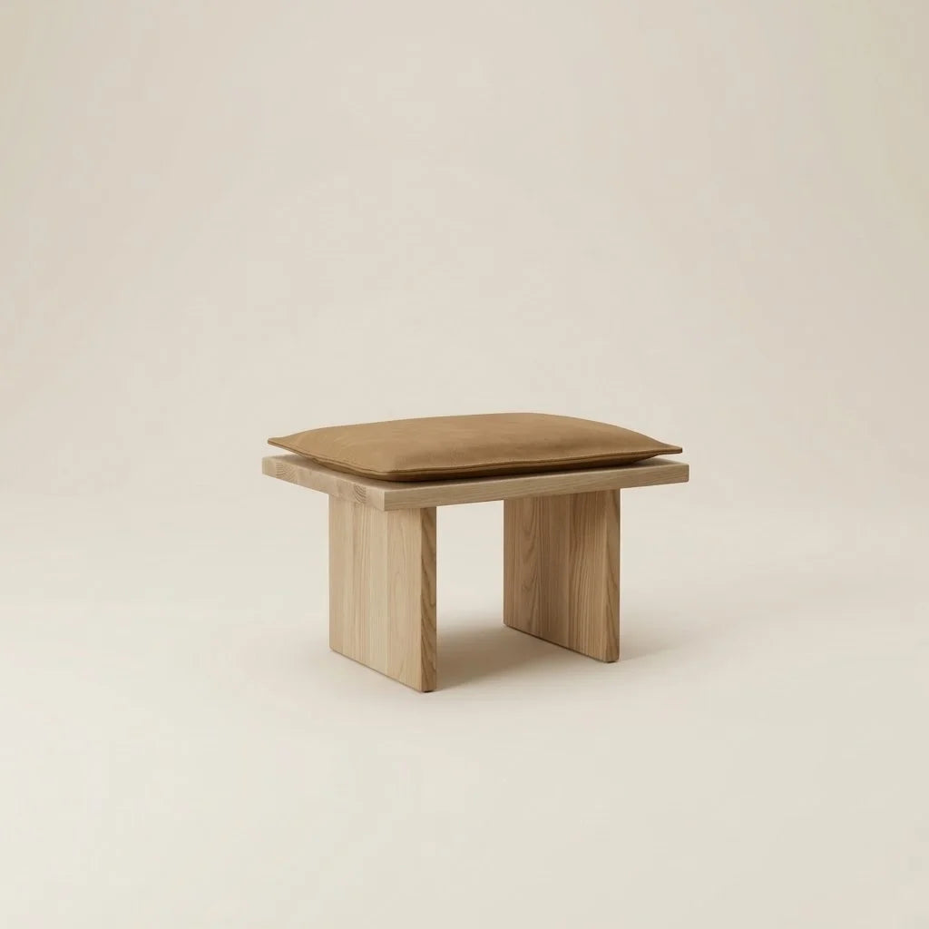 Alden Natural Wooden Stool