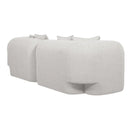 Switch Back view of Almora sofa showing clean fabric finish and softly rounded rear silhouette 2 image