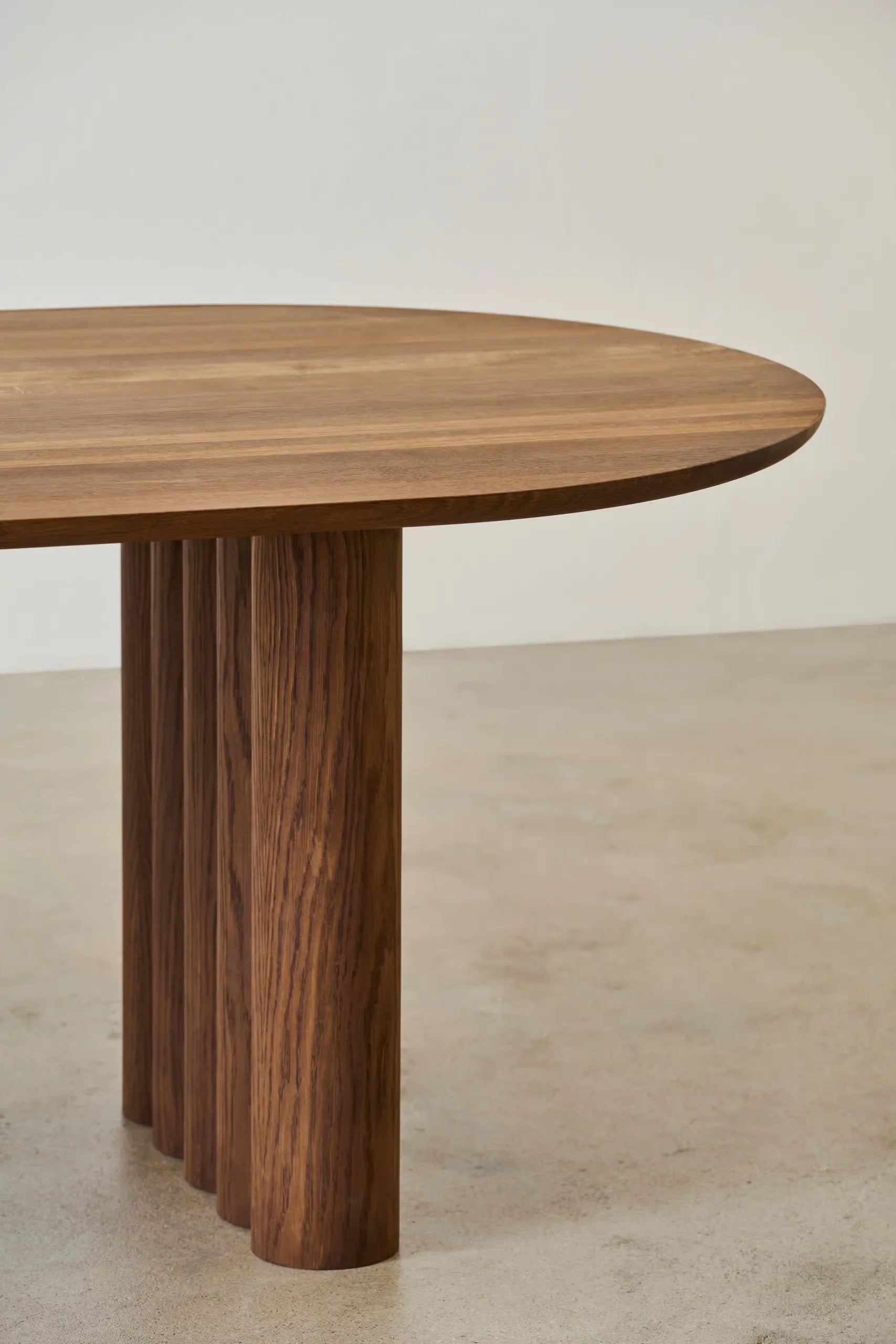 Ardent Oval Solid Wood Dining Table (5 Sizes)