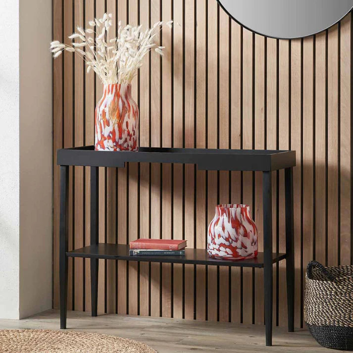 Aria Black Console Table