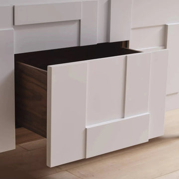Arvora Beige Sculpted Panel Sideboard