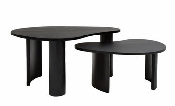 Axton Black Nesting Coffee Table Set