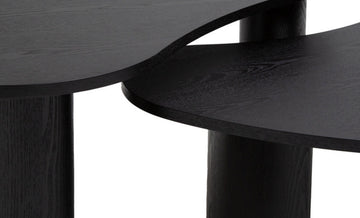 Axton Black Nesting Coffee Table Set