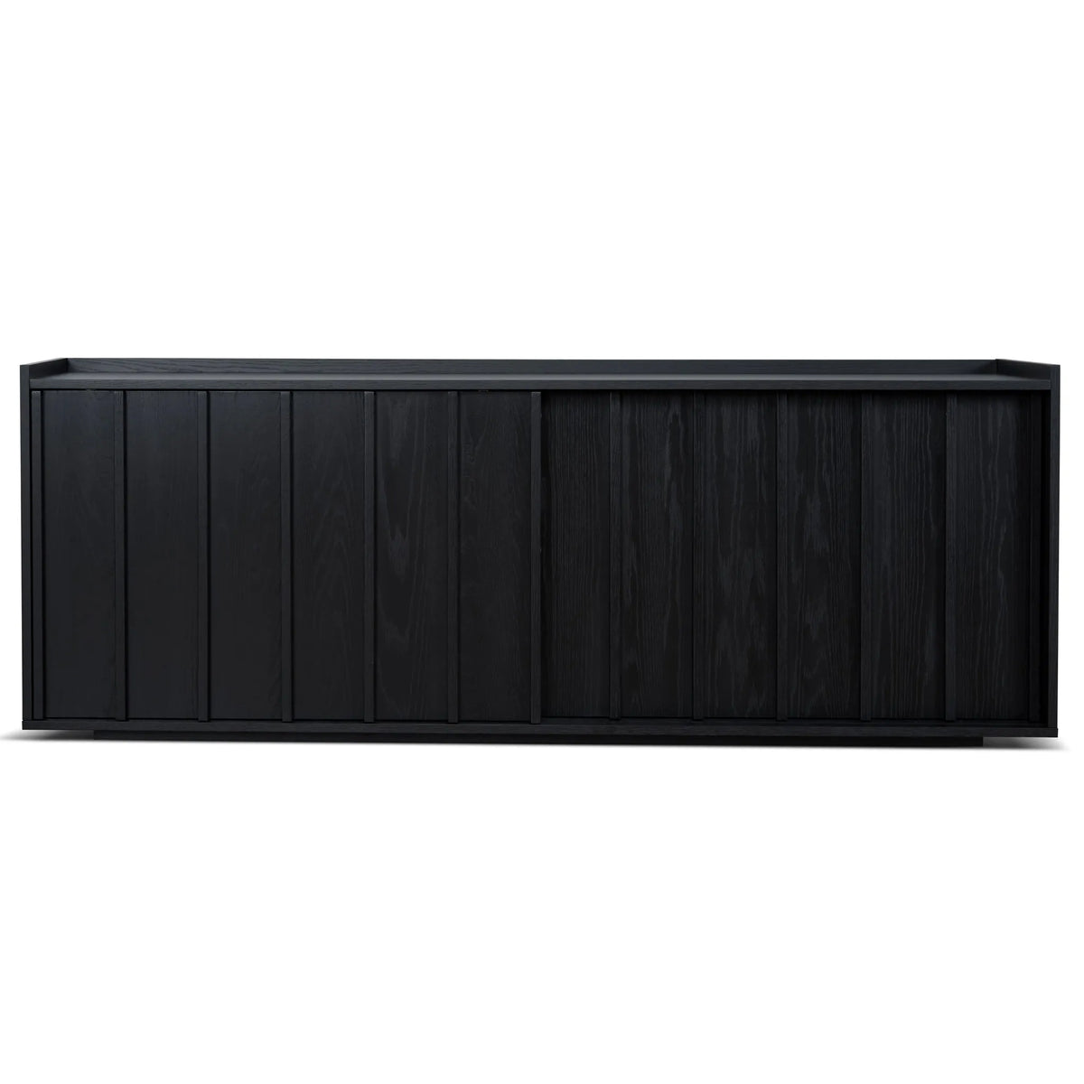 Batten Black Oak Sideboard, angled view