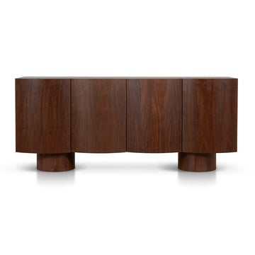 Billow Walnut Curved Sideboard