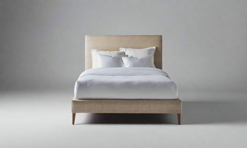 Bivo Beige Upholstered Bed (3 Sizes)