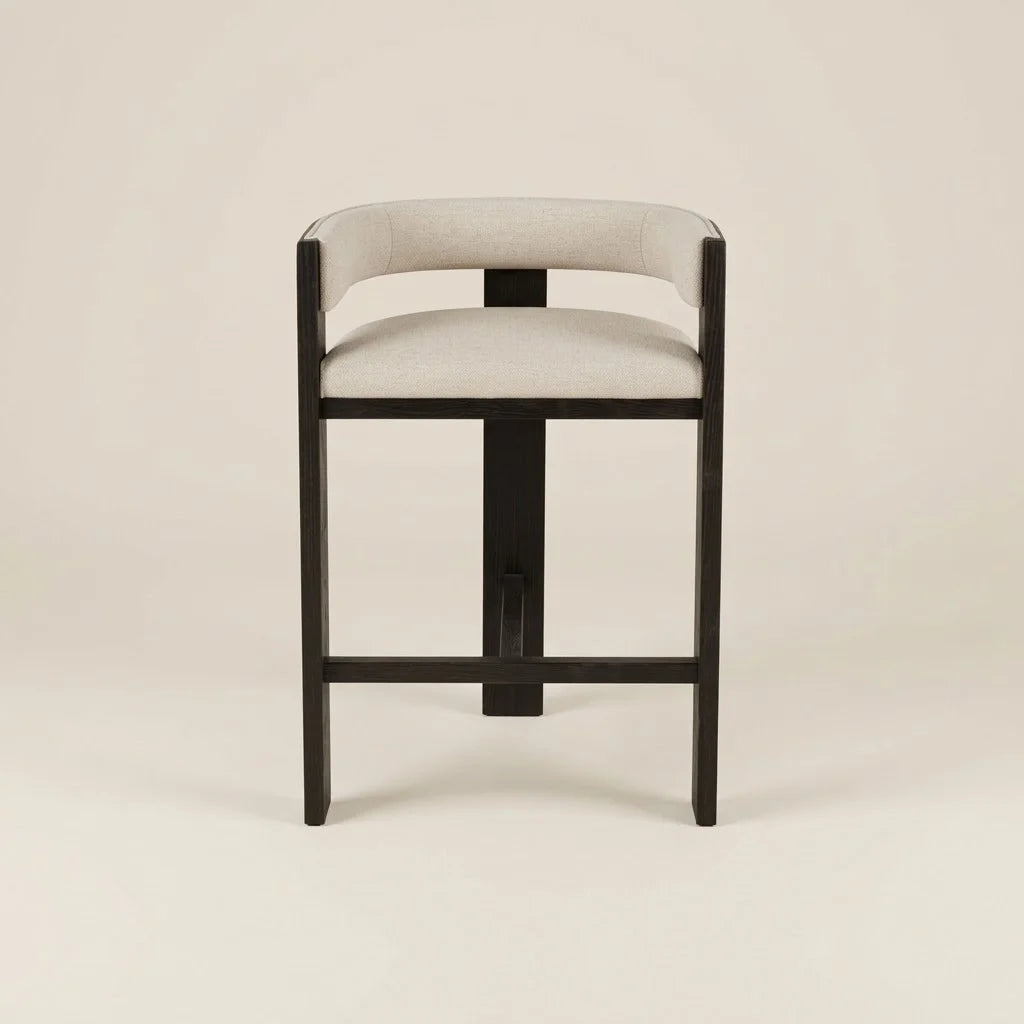 Brayden Black Wooden Bar Stool