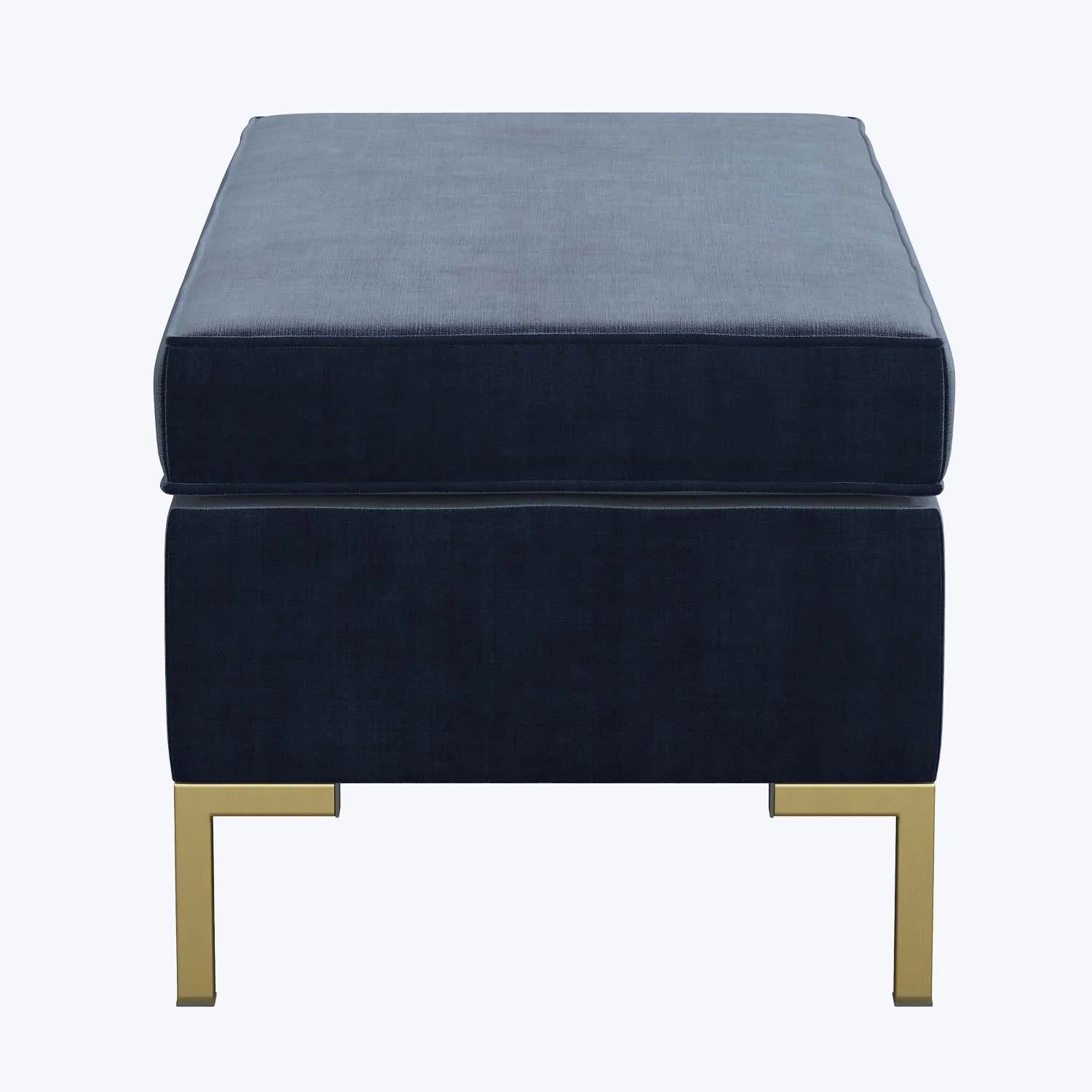 Celeste Velvet Ottoman
