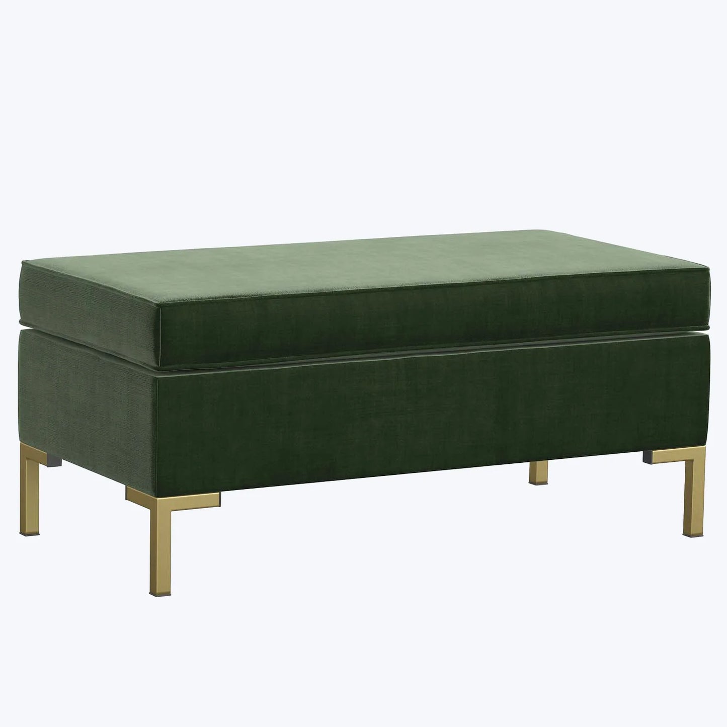 Celeste Velvet Ottoman