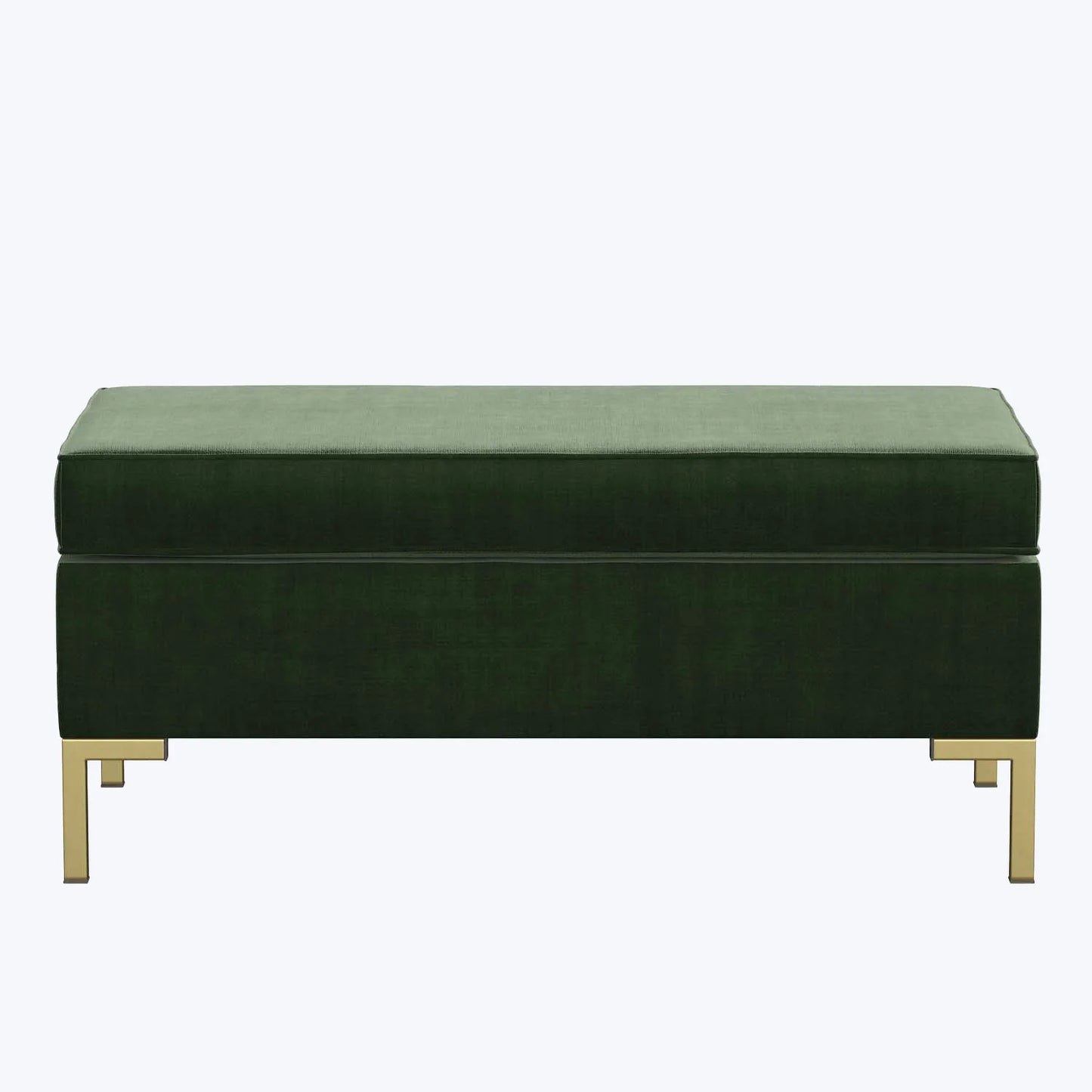 Celeste Velvet Ottoman