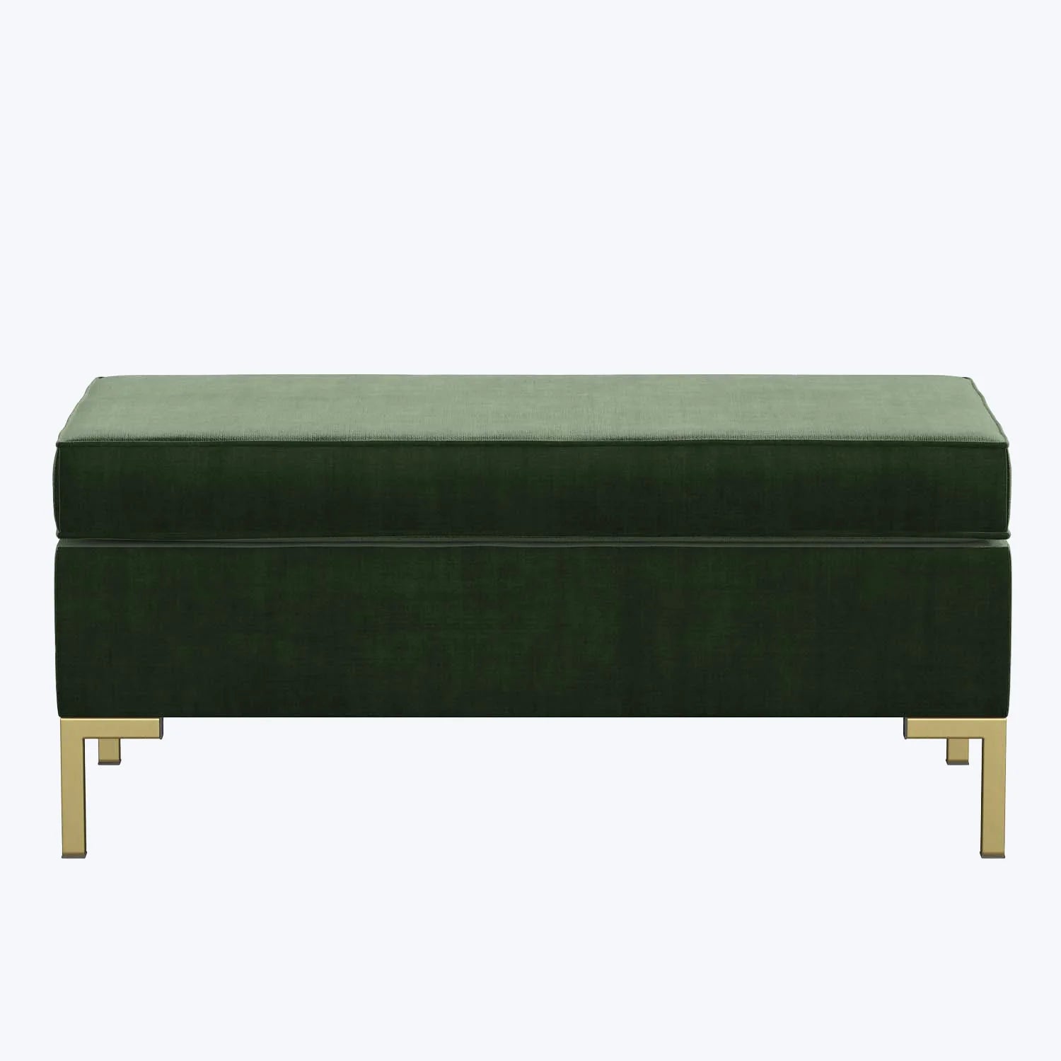 Celeste Velvet Ottoman