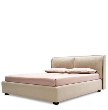 Celja Beige Upholstered Bed (3 Sizes)