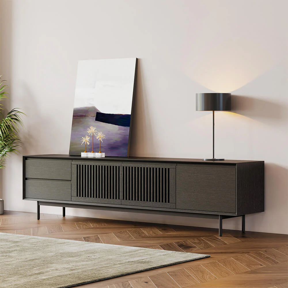 Droven Oak Veneer Media Console