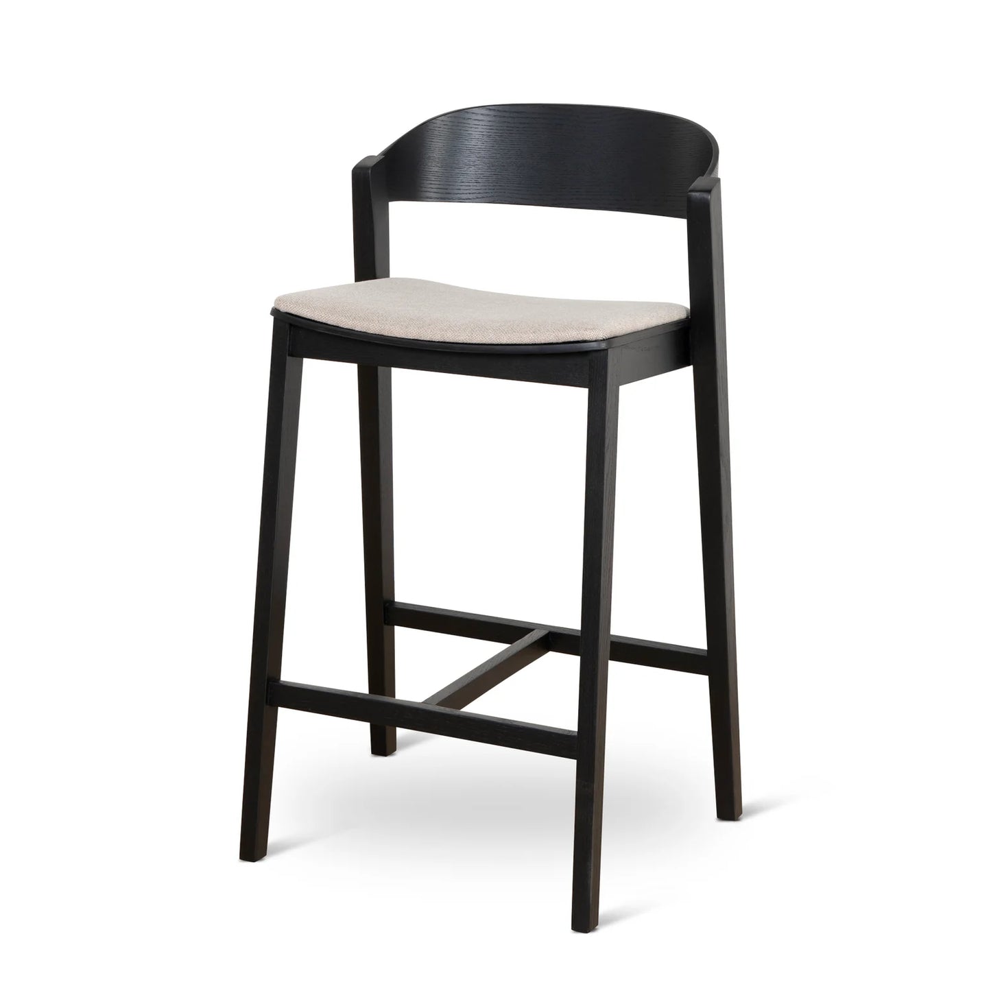 Elara Black Bar Stool