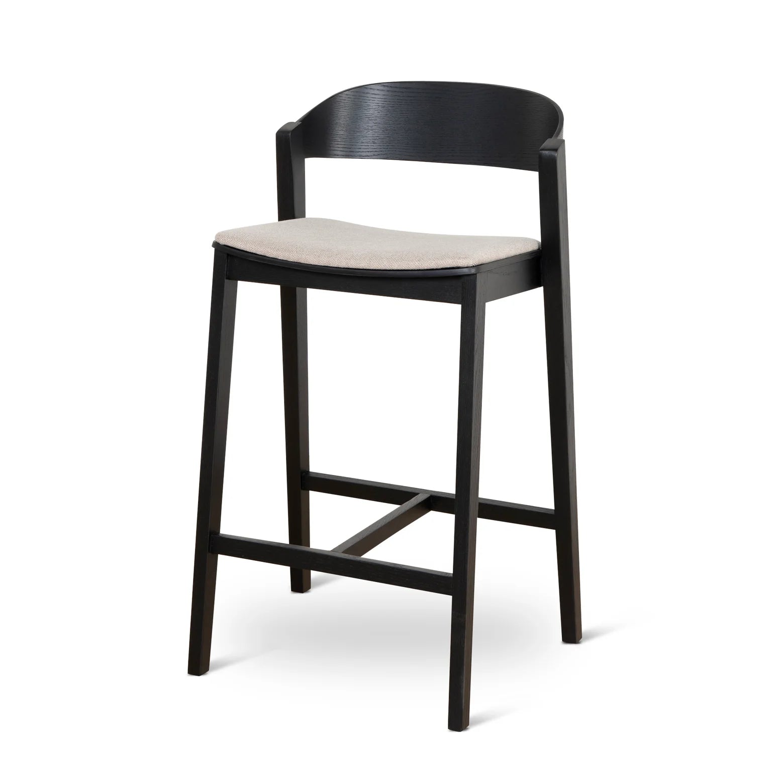Elara Black Bar Stool