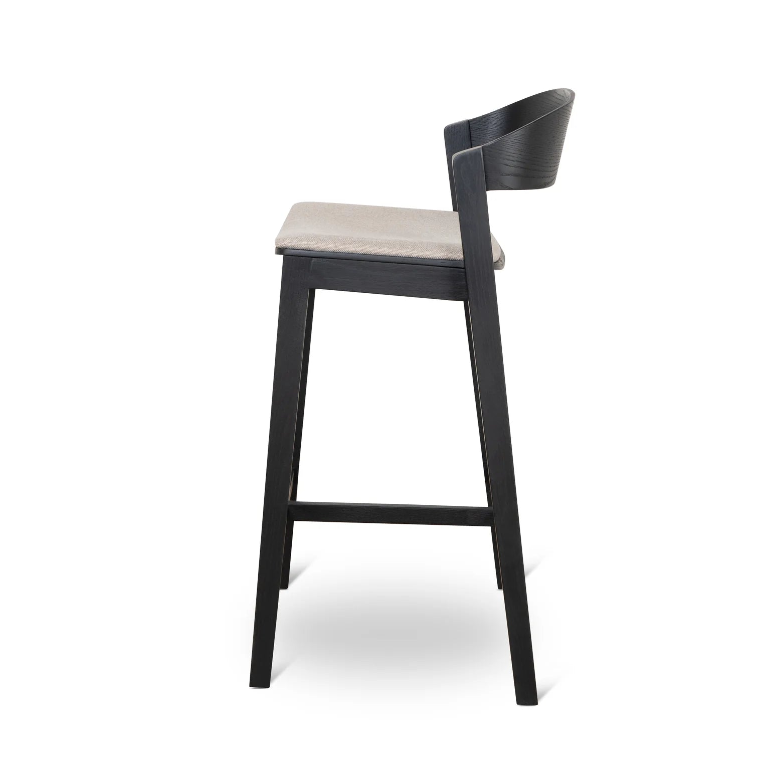 Elara Black Bar Stool