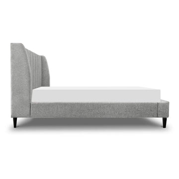 Fynza Grey Upholstered Bed (3 Sizes)