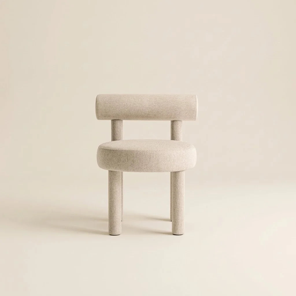 Grovia Beige Upholstered Dining Chair