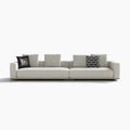 Horizonte Grey 5 Seater Fabric Sofa