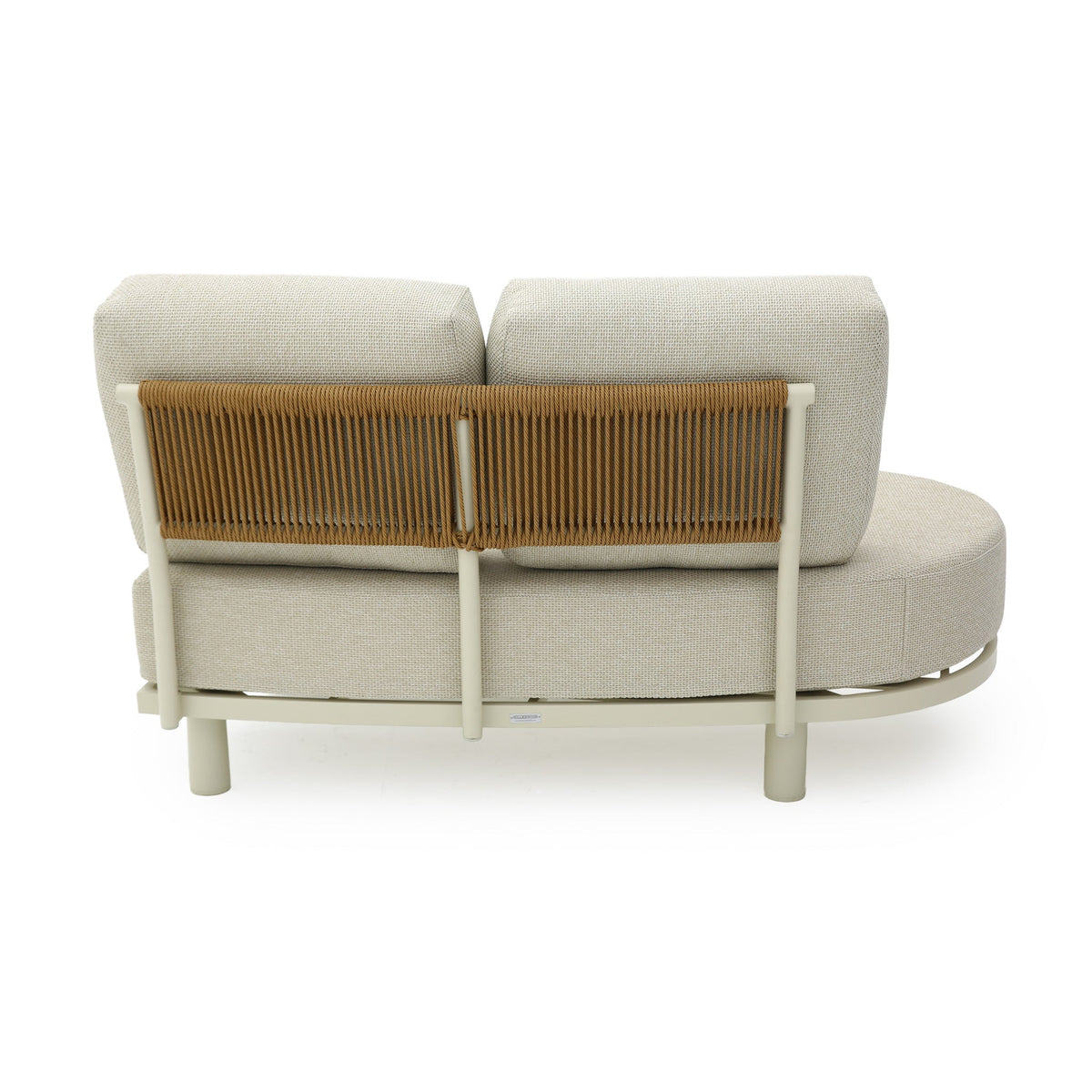 Merano Cream White Outdoor L-Shape Corner Sofa Set
