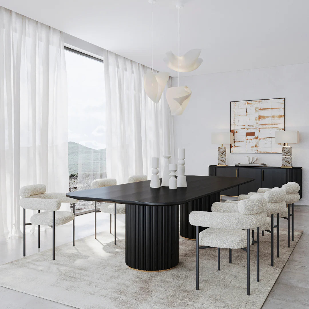 Lanita Black Dining Table