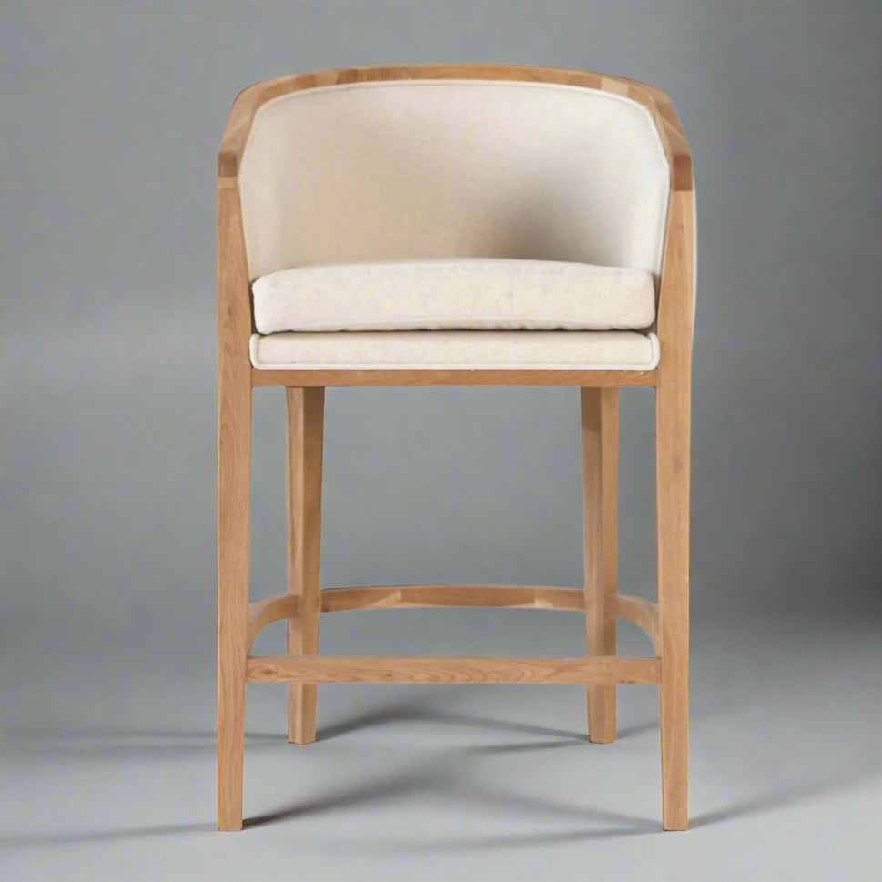 Marlowe Natural Frame Bar Stool