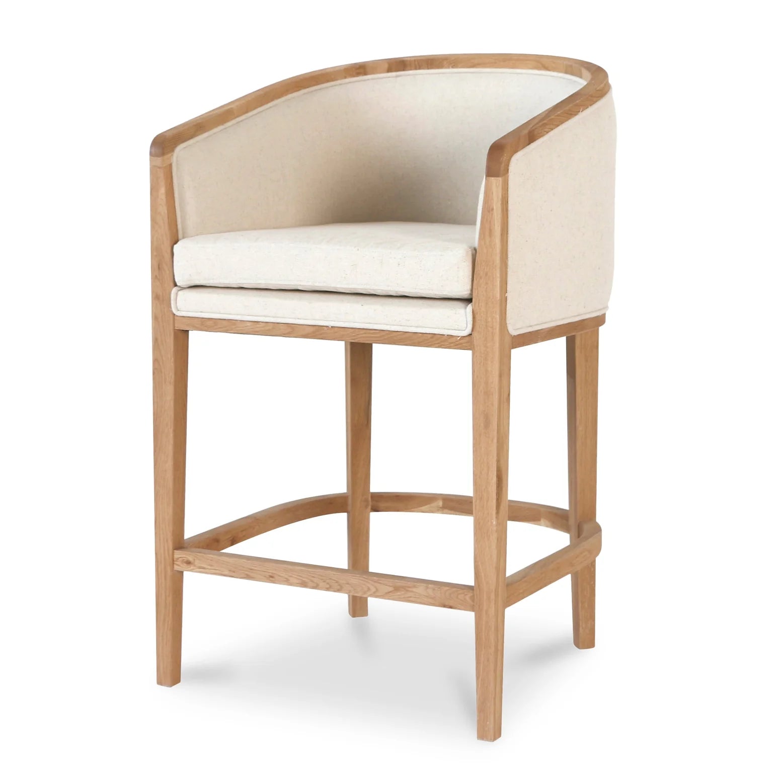 Marlowe Natural Frame Bar Stool