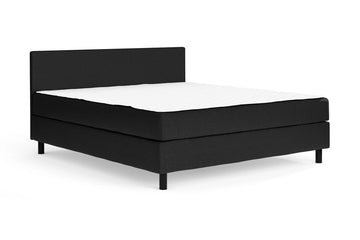Ryvok Black Upholstered Bed (3 Sizes)