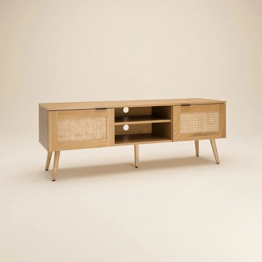 Soleil Natural Rattan TV Unit