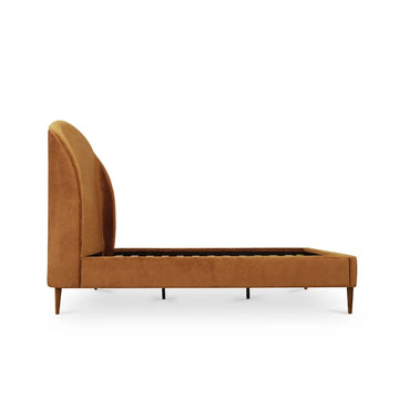Tomtyn Burnt Orange Upholstered Bed (3 Sizes)