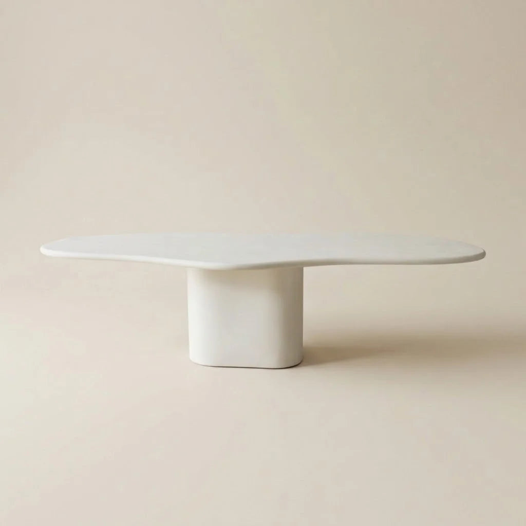 Vebro White Cloud Dining Table (5 Sizes)