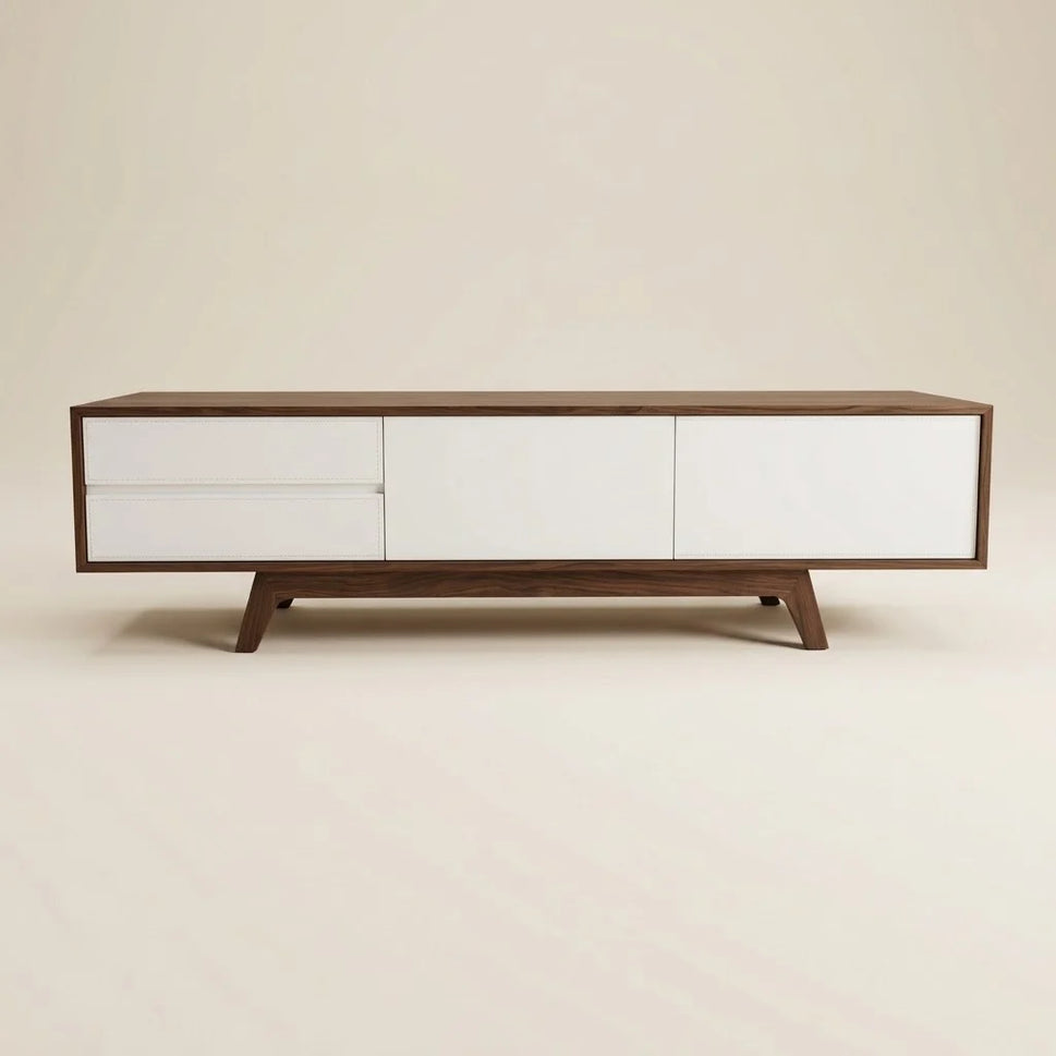 Vega Walnut & White TV Unit