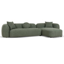 Switch Angled perspective of Verona Sofa showcasing smooth curves and low-profile silhouette 3 image