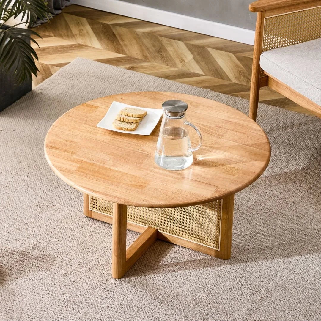 Willow Round Rattan Coffee Table