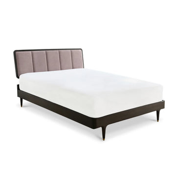 Zorvia Pink Wooden Bed (3 Sizes)