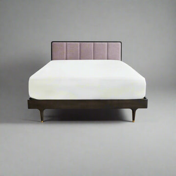 Zorvia Pink Wooden Bed (3 Sizes)
