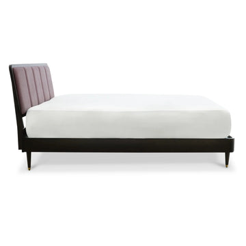 Zorvia Pink Wooden Bed (3 Sizes)