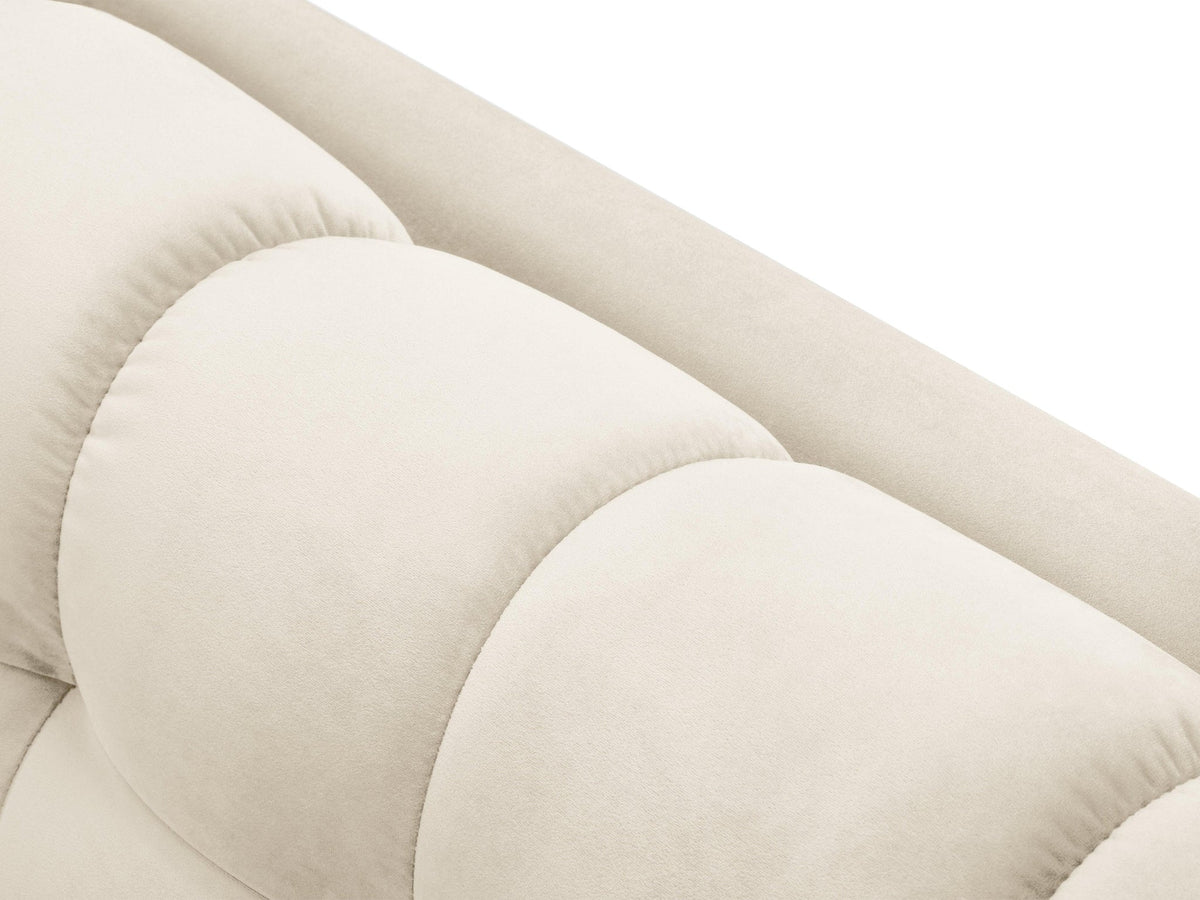 Bali Light Beige 4 Seater Fabric L-Shape Corner Sofa
