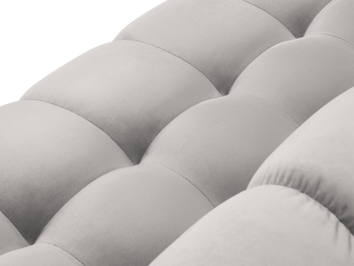 Bali Light Grey 5 Seater Fabric L-Shape Corner Sofa