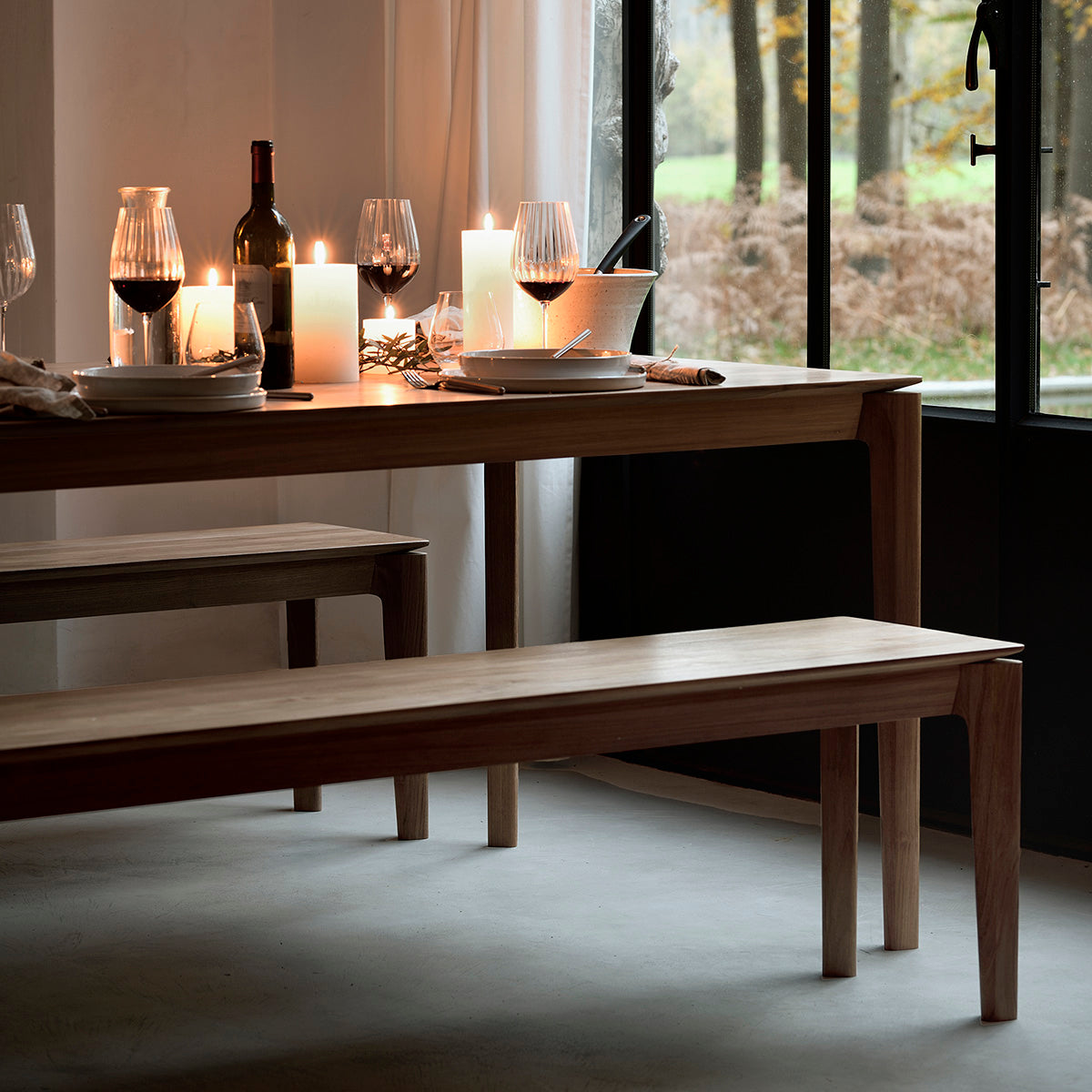 Bok Solid Oak Bench
